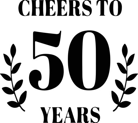 Cheers to 50 years svgpngjpegepsdxfai pdf | Etsy