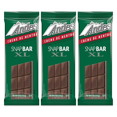 Snackivore Andes Creme De Menthe XL Snap Bar - 3 Pack, Bulk India | Ubuy