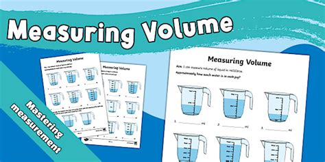 Volume and Capacity Worksheets - KS2 - Twinkl