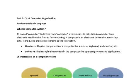 Computer Organization Fundamentals: Class 11 Overview - Studocu