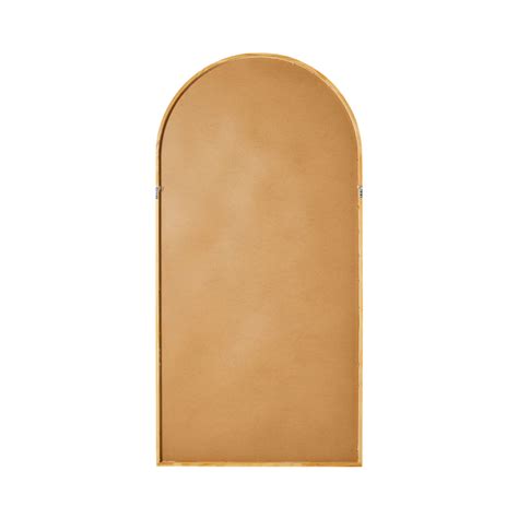Natural Wooden Arched Floor Mirror 90x180cm – Early Settler Australia