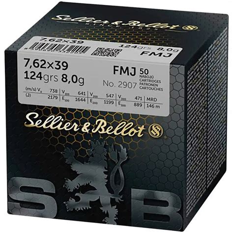 S&B 7,62x39 Vollmantel 124 grs., 43,95