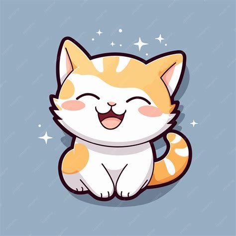 Premium Vector | Cute cat illustration