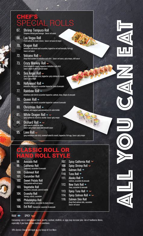 Menu – Sushi King