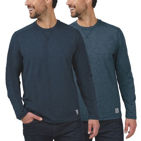 Rugged Elements Men's Crew Tee 2 Pack in Blue | Costco UK