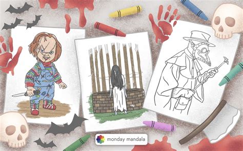 Horror Coloring Pages [2025]