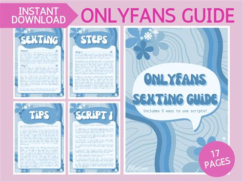Onlyfans Sexting Guide WITH SCRIPTS Adult Content Creator for Onlyfans, Fansly, Loyalfans ...