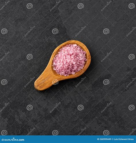 Red Wine Salt - Condiment To Aromatize and Season Food Stock Image ...