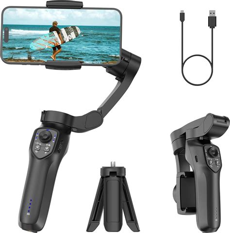 Amazon.com: COMITOK L7C Pro, Gimbal stabilizer for iPhone, Phone ...