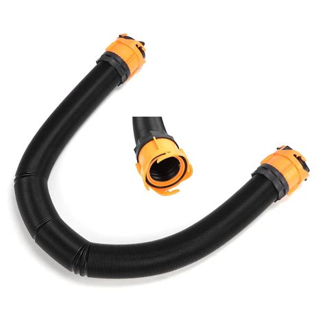 Sewer Hose, 15ft Long Dump Drain Hose with Swivel Adapter for ...