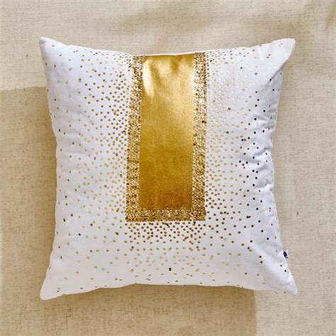 Buy Glimmer Luxe Moderna Velvet Finish Embellished Filled Cushion ...