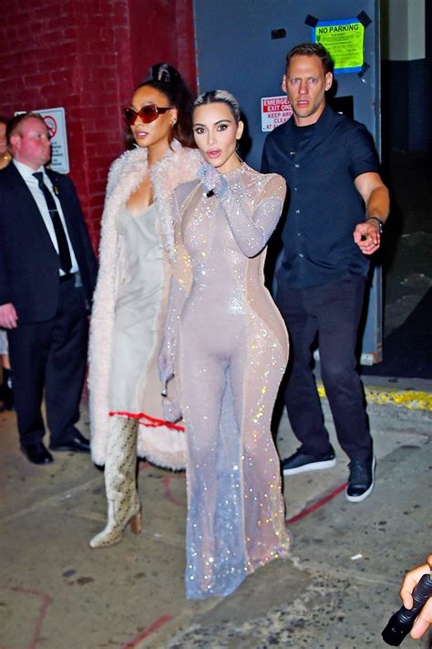 KIM KARDASHIAN and LALA ANTHONY Leaves Fendi Show at New York Fashion ...
