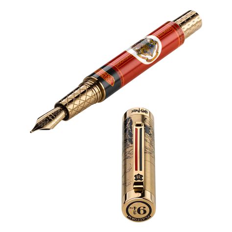Montegrappa Harry Potter Platform 9¾ Fountain Pen - Scarlet Red – Makoba