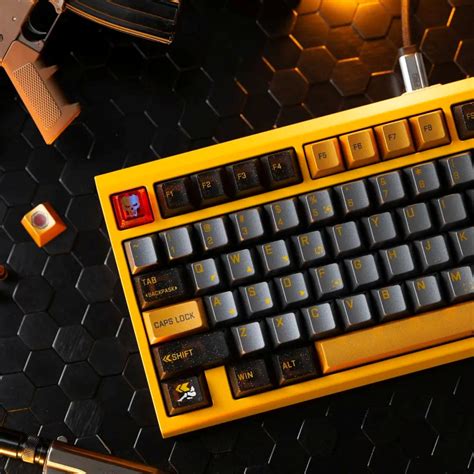 Delta Force: Subrosa D-Wolf High Quality PBT PC Metallic Paint Keycaps ...