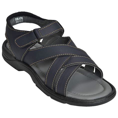 Ajanta Men Dark Blue Outdoor Sandals-10 UK (44 EU) (GB0476) : Amazon.in ...