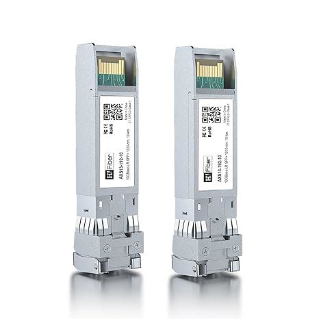 H!Fiber 10G Single Mode SFP+ LC Module, 10GBase-LR Fiber Transceiver ...