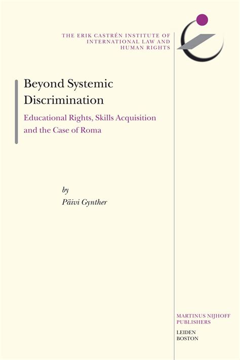 Buy Beyond Systemic Discrimination: Educational Rights, Skills ...