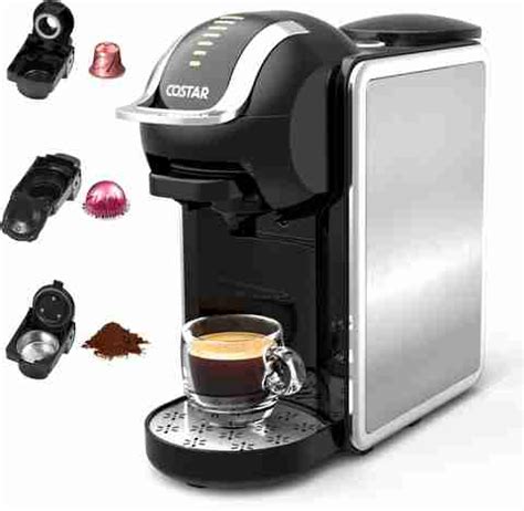 Costar 3-in-1 Espresso Machine, 20 Bar Coffee Maker Compatible with ...