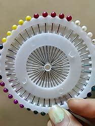 Pmw - Pack of 480 Bell Pins - Mixed Colour - Pearl Head Pins - Sewing ...