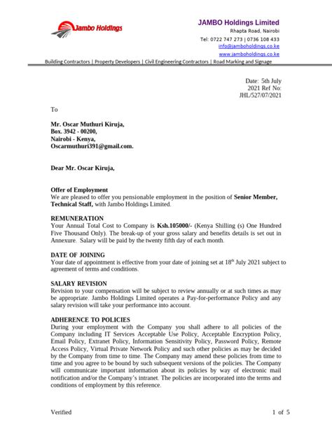 Personal Letter Example for Job 的图像结果