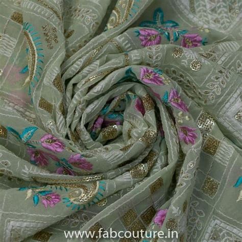 Georgette Viscose Embroidery