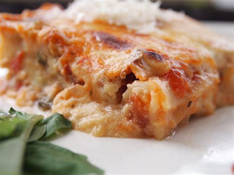 Vegetarian lasagna ? Italian flavors that melt in your  