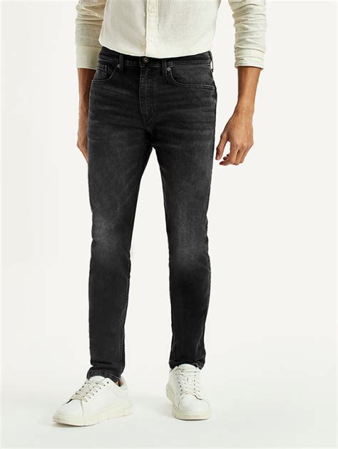 Men's 512 Black Slim Tapered Fit Mid Rise Jeans – Levis India Store