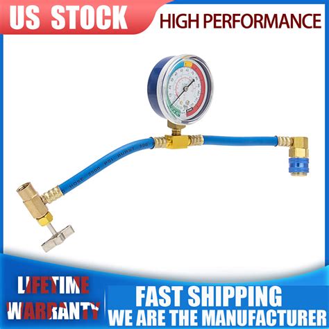 Buy Air Conditioning AC R-134a Refrigerant Auto Recharge Measuring Hose ...
