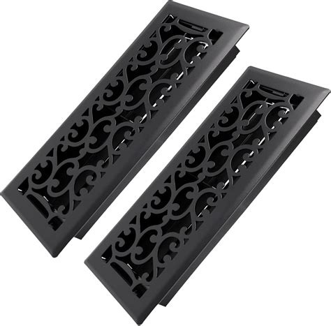Howeall 4x12 Inches 2 Pack Heavy Duty Walkable Floor Register - Easy ...