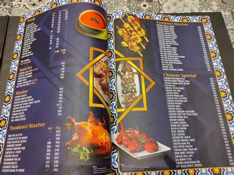 Menu at Hotel Qaswa Hills, Kolhapur