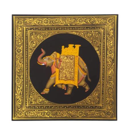 India Meets India Wall Hanging Mughal Art Miniature Painting on Silk ...