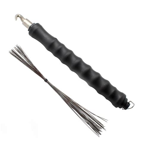 Buy SRJQXH Black Rebar Wire Twister Hook and Wire, 26cm Long Rebar Hook ...