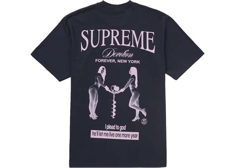 SUPREME DEVOTION TEE NAVY MEN'S