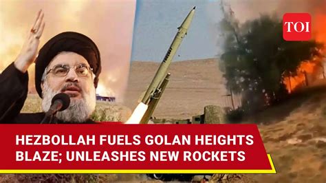 Hezbollah’s Rocket Assault Rages Golan Heights, 30-Rocket Barrage Fired ...