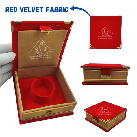 Traditional Velvet Single Bangle Box (NGP) | Bangle Jewellery Box – TEZ ...