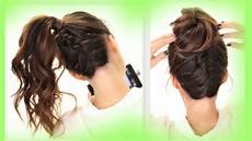 Bun Hairstyles For School by 2 Braids Back To School Hairstyles Braided Bun Hairstyles For School