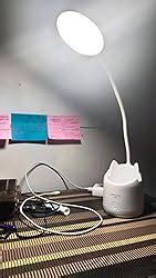 WEIRD WOLF 3 Colour Mode LED Study/Table/Desk Lamp with Pen Holder, 6 ...