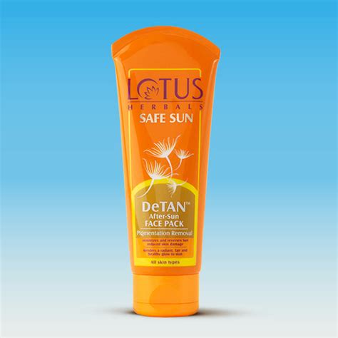 Lotus Herbal Safe Sun Detan After-sun Face Pack - 100g – Soni Cosmetics