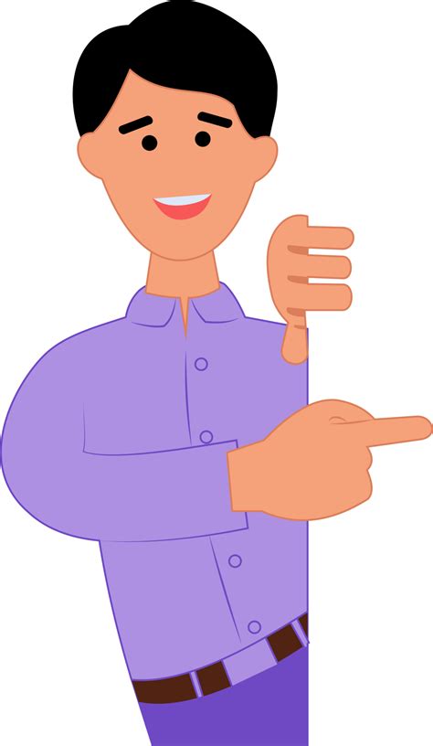 Clipart Person Pointing