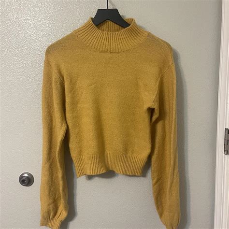 Mustard Yellow Sweater Wild fable- cozy!! Perfect... - Depop