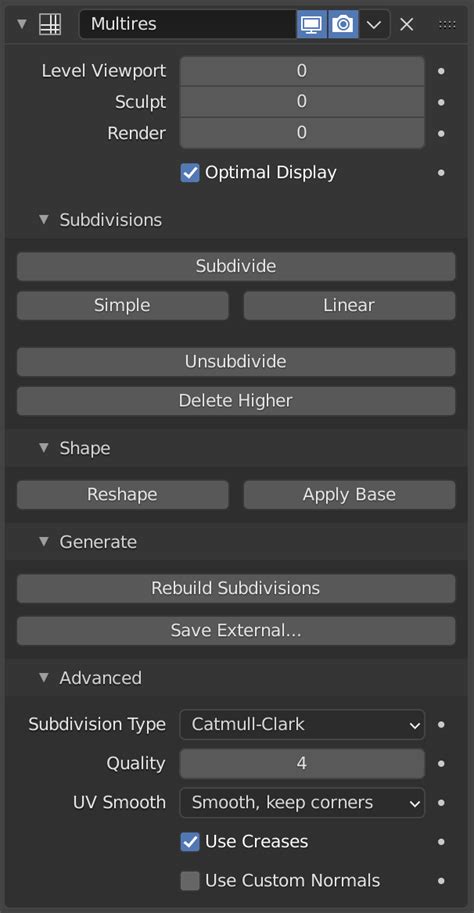 Image result for Blender Multiresolution Modifier