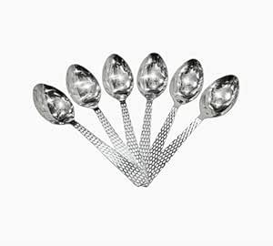 Buy Stainless Steel Table Spoon Set Online at Low Prices in India ...
