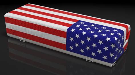 Flag Draped US Army Casket 3D Model $49 - .obj .lxo .ma .max .fbx .c4d ...