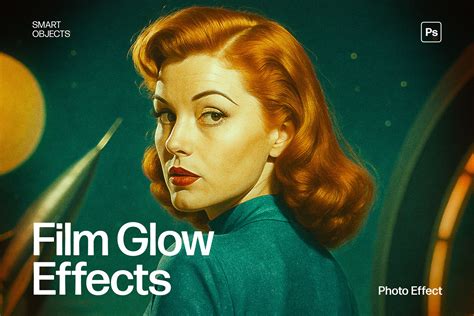 Vintage Film Glow Photo Effect Template - DesignerCandies