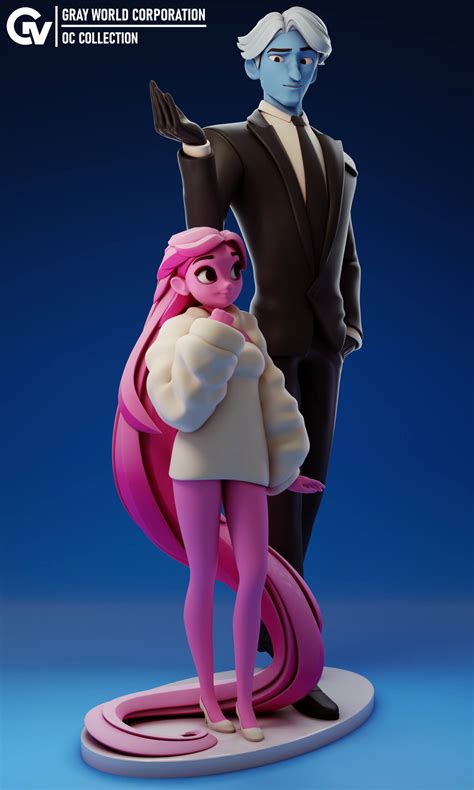 Hades and Persephone - Lore Olympus 3D Model by Gray World Corporation