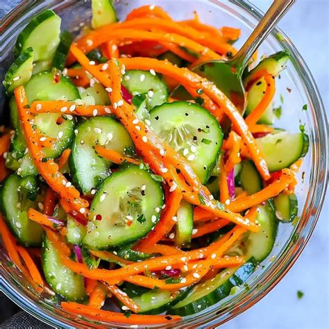 Carrot and Cucumber Salad: An Incredible 7-Ingredient Recipe - Zero ...
