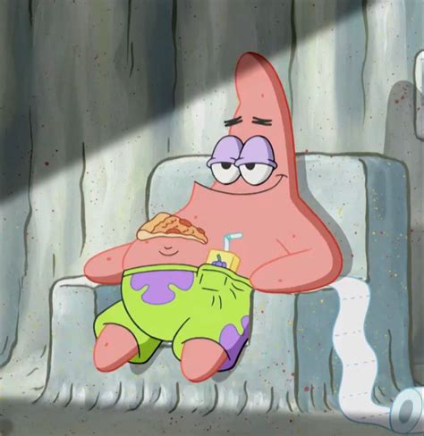 Patrick Covered in Ice Cream Meme
