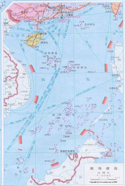 南海地图全图大图图片