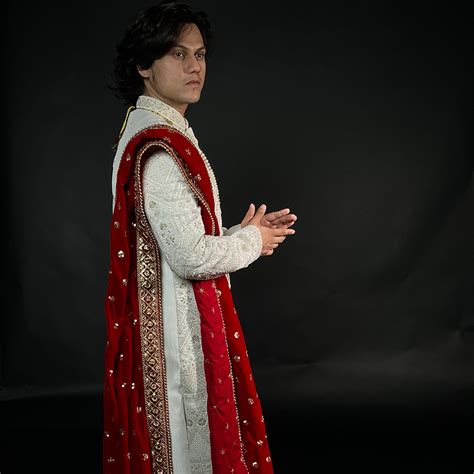 New Designer Multilayered Sherwani with Geometric Design – RCM APPARELS ...