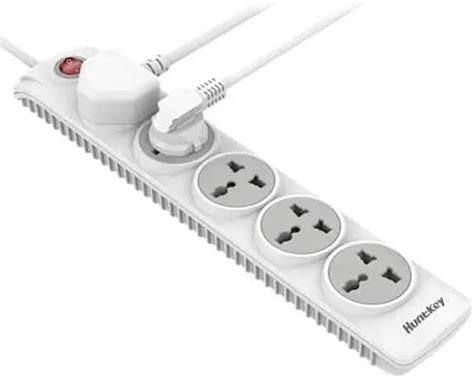 Huntkey Szn501 5 Outlets Universal Power Strip 2m Surge Protector — TeckPot